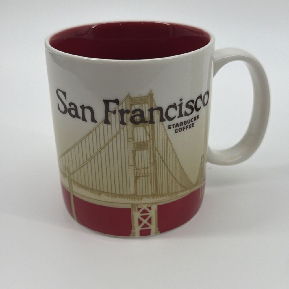 Starbucks SAN FRANCISCO Global Icon Collector Series Coffee Tea Cup Mug 16 oz